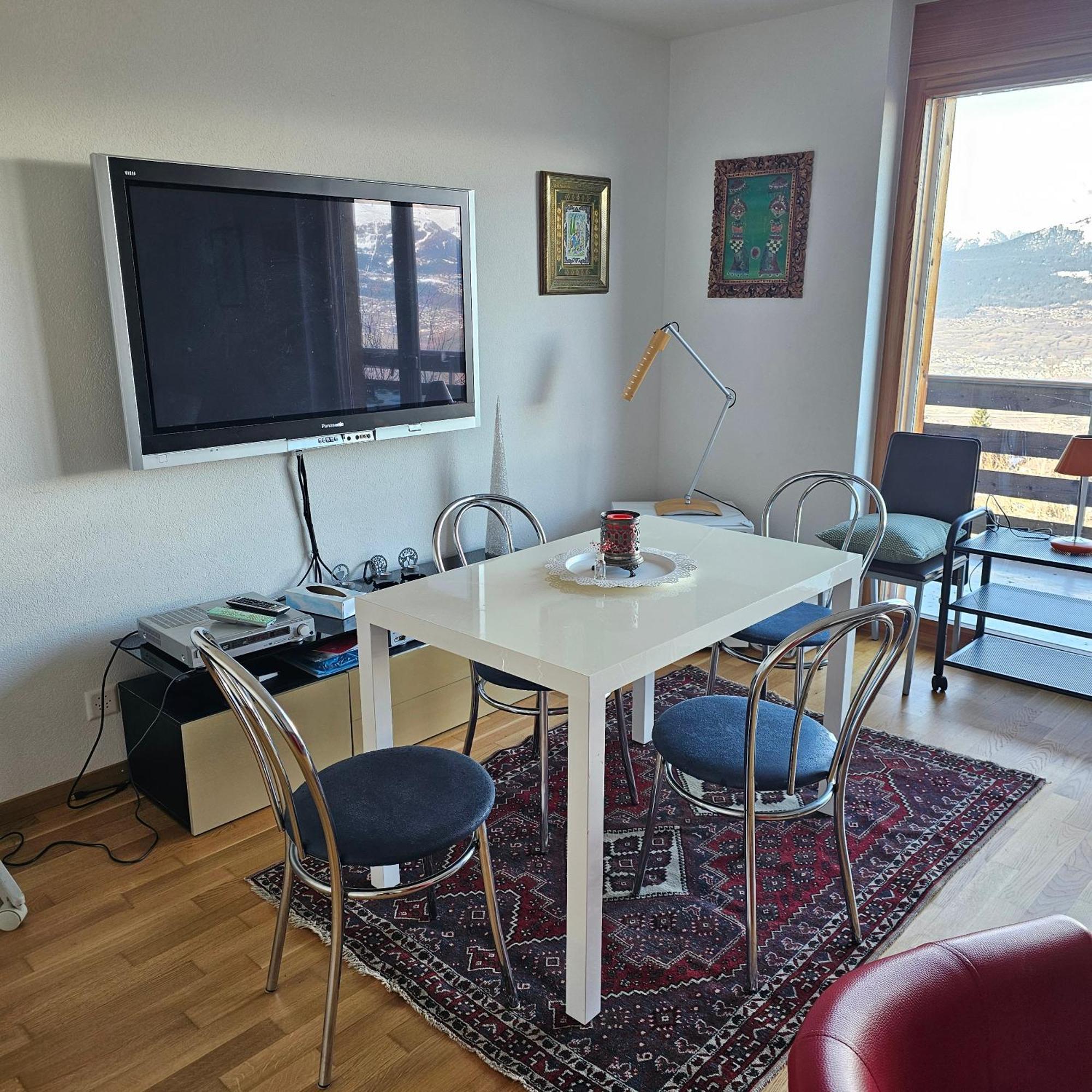 Appartement Meuble A Louer A Nax Exterior foto